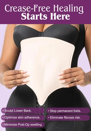 Vista 3 de Snatched Body Tabla Postcirugía lumbar para espalda baja Tablero trasero de compresión lipográfica para recuperación BBL Tablas Postoperatorias