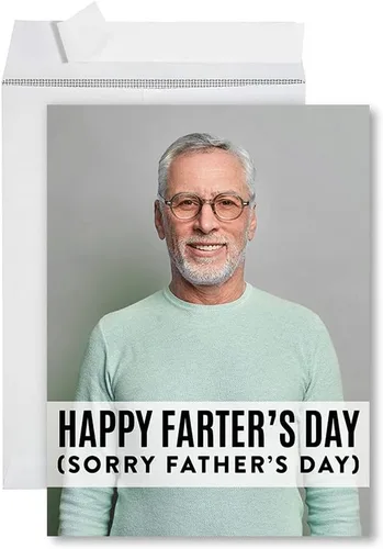 Vista 8 de Andaz Press Tarjeta de felicitación para el día del padre de 8.5 x 11 pulgadas con sobre, tarjeta jumbo para el día del padre de esposa, tarjeta