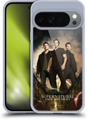 Vista 129 de Head Case Designs Supernatural Sam, Dean & Castiel Key Art - Funda de gel con licencia oficial [protección de grado militar] compatible con Google