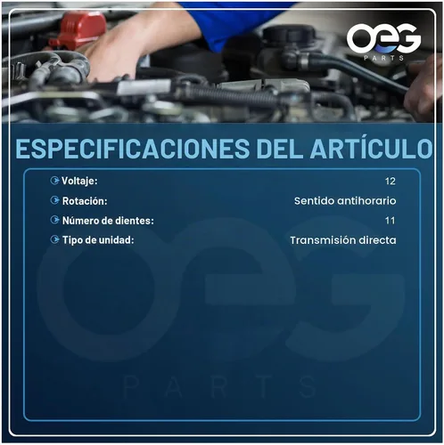 Vista 3 de Motor de arranque nuevo de piezas OEG compatible con Evinrude E20 66-79 96-98 E25 66-79 E28 E33 E40 60-76 Johnson 20 25 66-79 40 70-76 174942 277432
