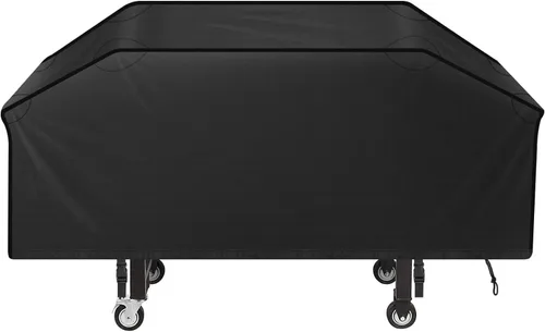 Vista 19 de iCOVER - Cubierta de parrilla de 17 pulgadas, resistente al agua, 600D, de lona de poliéster 600D, fundas diseñadas para Blackstone