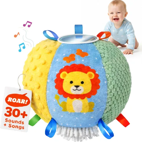 Vista 7 de Move2Play, Pelota de Bebé Divertidísima e Interactiva con Música y Efectos de Sonido Regalo de Primer Cumpleaños Juguete para Niños Pequeños