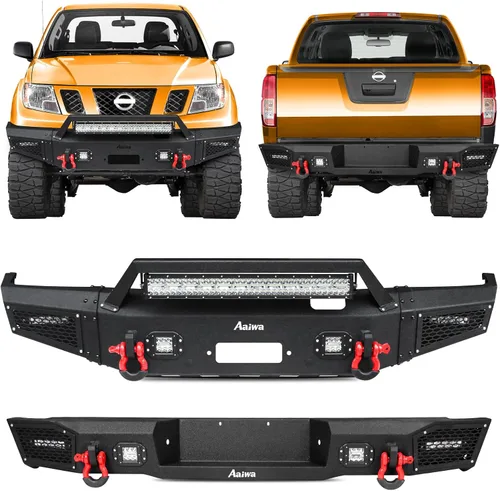 Vista 7 de BESTZHEYU Parachoques Trasero Compatible con Discovery 2 Ⅱ de 1999, 2000, 2001, 2002, 2003, 2004 con Luces LED 2000 Parachoques Trasero Todo Terreno