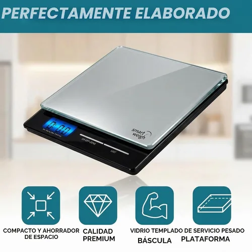 Vista 4 de Smart Weigh Escala Postal Profesional de USPS con Plataforma de Vidrio Templado, Múltiples Modos de Pesaje y Función de Tara, Escala de Envío