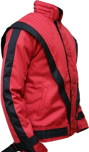 Vista 2 de MJ Thriller Chaqueta Rojo Cordura