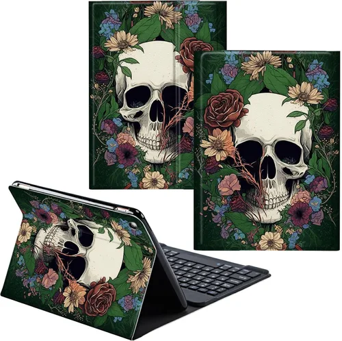 Vista 51 de Funda para Samsung Galaxy Tab S6 Lite 2022/2020 Teclado inalámbrico desmontable y cubierta de cuero PU Funda protectora para Samsung Galaxy Tab S6