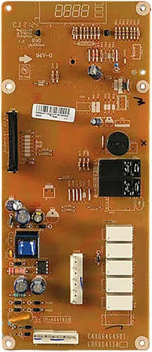 Vista 2 de GE WB27X29801 Placa de Control Principal de Microondas, Reemplazo (Reemplaza: WB27X38153), Negro