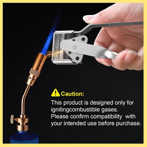 Vista 5 de Hadwoer - Paquete de 2 sopletes de pedernal triple con 6 pedernales de repuesto Includes 2 triple-groove spark lighters and 6 replacement flints