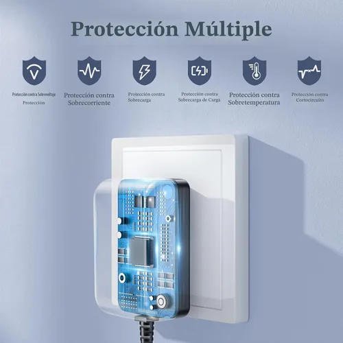 Vista 6 de Adaptador de corriente de 24V 1A Enchufe de pared de conmutación regulado