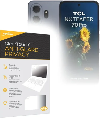 Vista 11 de BoxWave Protector de pantalla compatible con TCL NXTPAPER 70 Pro – ClearTouch Anti-Glare (2 unidades), antihuellas mate