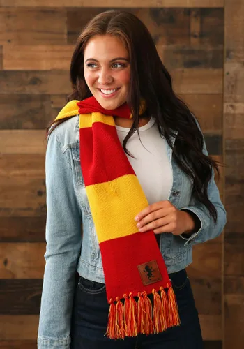 Vista 2 de Bufanda a rayas con parche de Gryffindor Harry Potter Multicolor