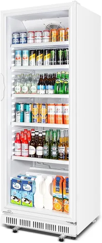 Vista 22 de Refrigerador Enfriador de Vinos de 8 Botellas, Refrigerador Pequeño de Vino, Mini Refrigerador de Vino de Encimera con Puerta de Vidrio, Bodegas
