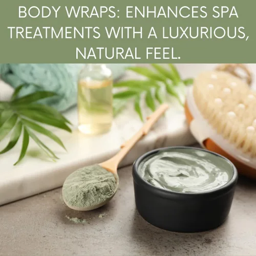 Vista 5 de Arcilla verde marino glacial 100% natural para máscaras faciales, cremas, envolturas corporales, exfoliaciones suaves y exfoliantes, estiramiento