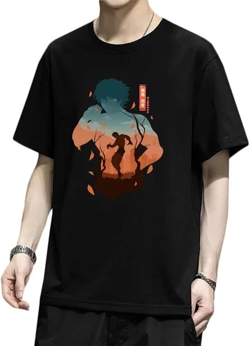 Vista 6 de FEMBOY Baki Hanma - Camiseta de manga corta con estampado de anime Baki Hanma The Grappler Baki Hanma