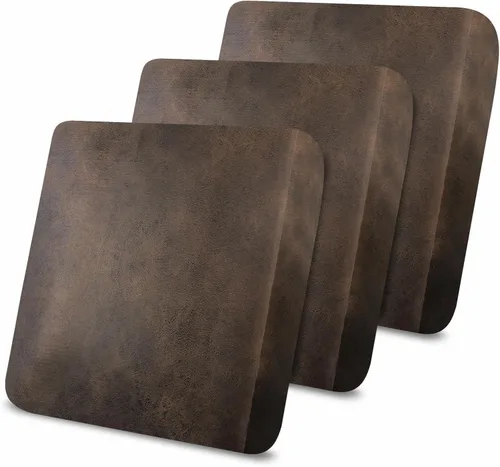 Vista 68 de Fundas de cojín tipo cuero para sofá, juego de fundas protectoras de muebles para sillón seccional, sofá biplaza de tela de elastano elástica