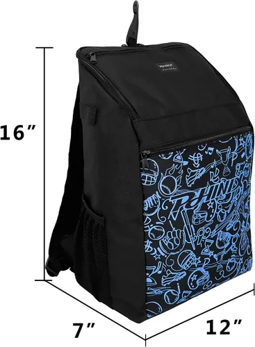 Vista 2 de PHINIX Bolsa de béisbol T-ball Mochila