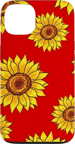 Vista 7 de Patrón de girasol en rojo vintage floral flor mujeres regalo caso para iPhone 17