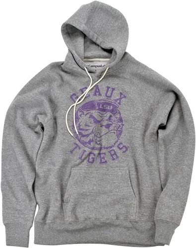 Vista 33 de Campus Lab Collegiate Classic Retro Stamp - Sudadera con capucha unisex para adultos