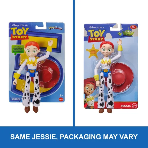 Vista 6 de Mattel Figuras de acción de Toy Story de Disney y Pixar de 7 pulgadas, personajes clave de escala de juego, 8 articulaciones más posables con diseño