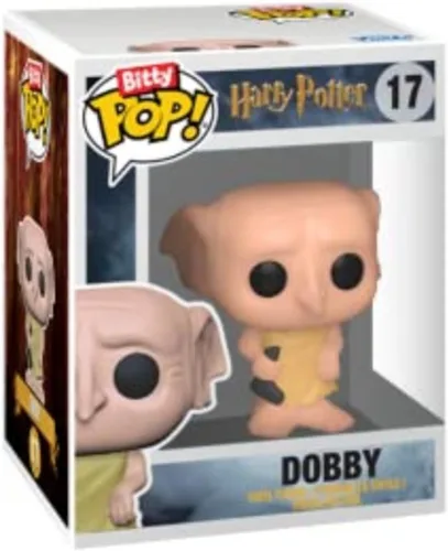 Vista 4 de Funko Bitty POP! HP - Harry en Robe con Bufanda, Pack de 4 - Harry Potter, Draco Malfoy, Dobby y una Mini Figura Misterio Sorpresa - 2.2 Cm