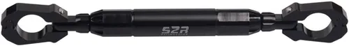 Vista 3 de 0.866 in aleación de aluminio Bold grueso motocicleta Accesorios Balance Bar ajustable fuerza palancas manillar travesaño teléfono titular (negro)