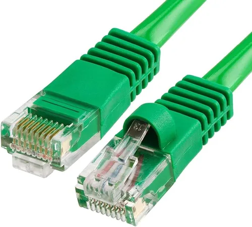 Vista 133 de Cmple - Cable Ethernet Cat5e de 1.5 pies, Cable Patch Ethernet UTP Cat 5e de 350 MHz, Cable LAN de red de 1 Gbps, conectores RJ45, compatible