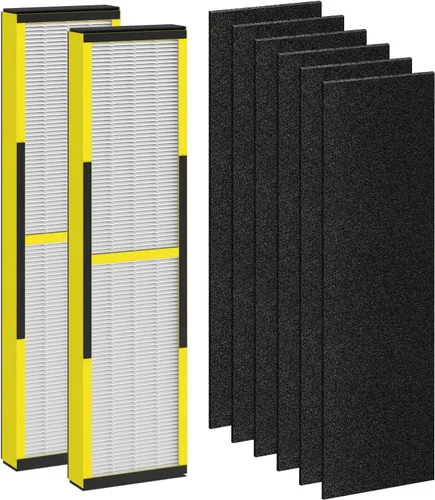 Vista 12 de 2 Pack Filtro HEPA para Eliminación de Humo Compatible con GermGuardian Air Puri-fier AC4825 AC4300 AC4800 AC4900 AC4850, Filtro de Reemplazo