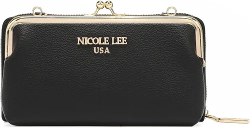 Vista 2 de DESTINY BY NICOLE LEE Cartera cruzada de cuero ecológico correa desmontable ajustable para mujer