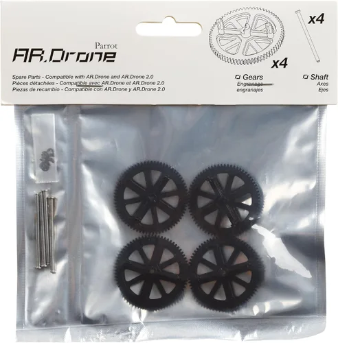Vista 2 de Parrot AR Drone 2.0 Engranajes y ejes - Juego de 4