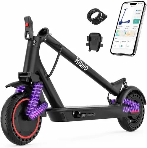 Vista 11 de Electric Scooter, Foldable Lightweight E-Scooter for Adults and Teens Black
