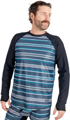 Vista 7 de BLACKSTRAP Camiseta Skyliner Crew Baselayer para hombre Negro