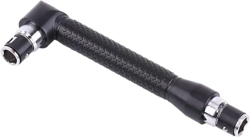 Vista 8 de Mango de extensión en forma de L de doble cabeza hexagonal destornillador con 10 puntas de destornillador, 1/4 de pulgada de doble cabeza hexagonal