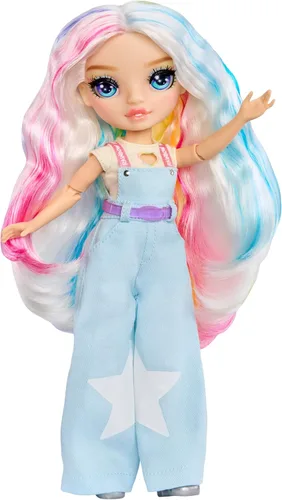 Vista 7 de Rainbow High Jr. High Bestie Babysitters - Amaya Raine, muñeca de moda de 9 pulgadas