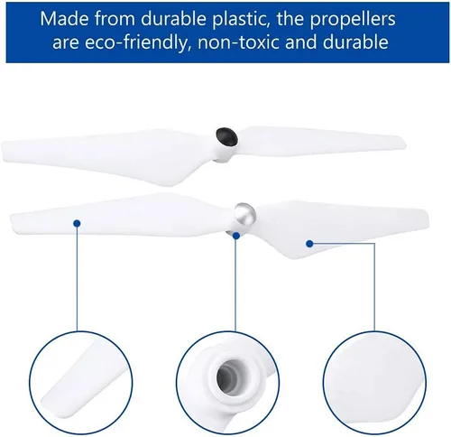 Vista 5 de Reemplazo de hélice de dron, 8 piezas de repuesto autobloqueantes para 1 2 3 3PRO FC40 E300 Quadcopter Accesorios