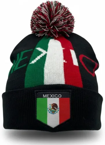 Vista 14 de COUVER Gorro con pompón de equipo de fútbol