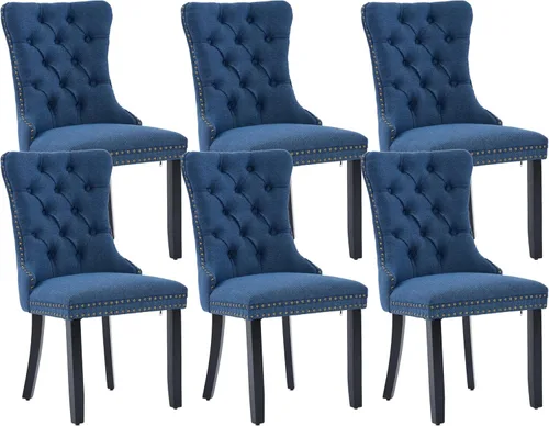 Vista 46 de Juego de 2 sillas de comedor de terciopelo beige, sillas de comedor tapizadas beige01
