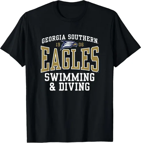 Vista 15 de Georgia Southern University Eagles Swimming and Diving T-Shirt