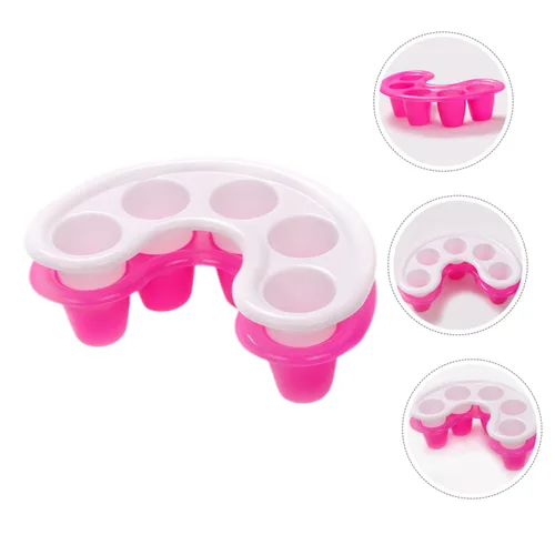 Vista 4 de Cuenco de remojo de uñas, 2 unidades, cuenco de remojo de uñas, accesorio de arte de uñas, recipiente para exfoliación, recipiente de remojo