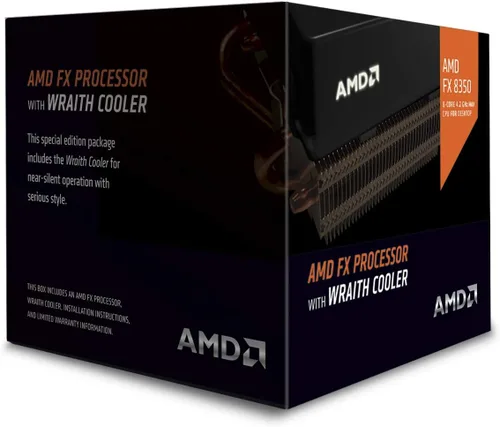 Vista 3 de AMD CPU FD8350FRHKHBX FX-8350 8Core AM3 16MB 4200MHz 125W con Wraith Cooler Retail