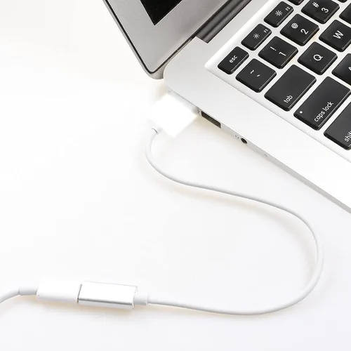 Vista 3 de Convertidor de carga de 85 W de salida, USB C hembra a magnético 2 T Tip Cable de carga compatible con Mac Book (2012-2016) air 11 pulgadas, 13