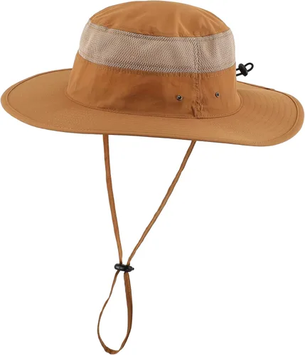 Vista 26 de Home Prefer Sombrero de sol UPF 50+ para hombre, ala ancha, protección UV, sombrero para hombre y mujer, playa, safari, jardinería, golf, pesca