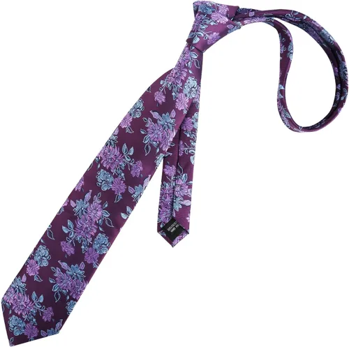 Vista 181 de Alizeal Mens 3.15inches Leaf Flower Pattern Tie with Floral Pocket Square Set