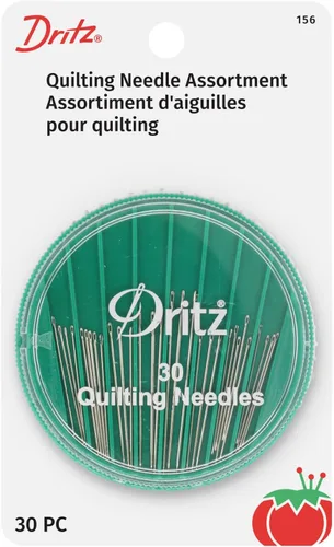 Vista 5 de Dritz 156 agujas de mano compactas para acolchar, varios tamaños (30 unidades) (paquete de 2)