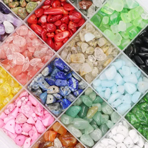 Vista 4 de Civilipi - Piedras naturales irregulares para hacer pulseras, collares y anillos, regalo para el Día de la Madre, para regalo de Halloween