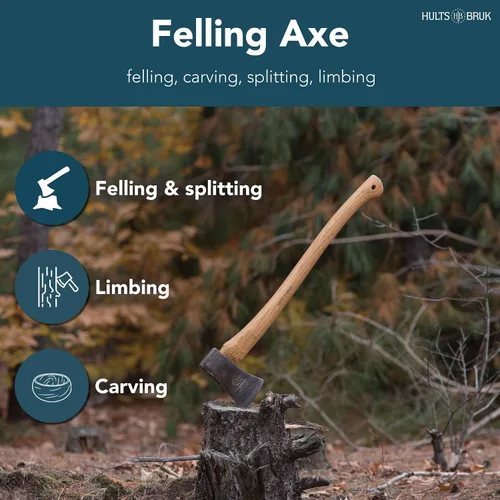 Vista 3 de Hults Bruk Kisa Felling Axe