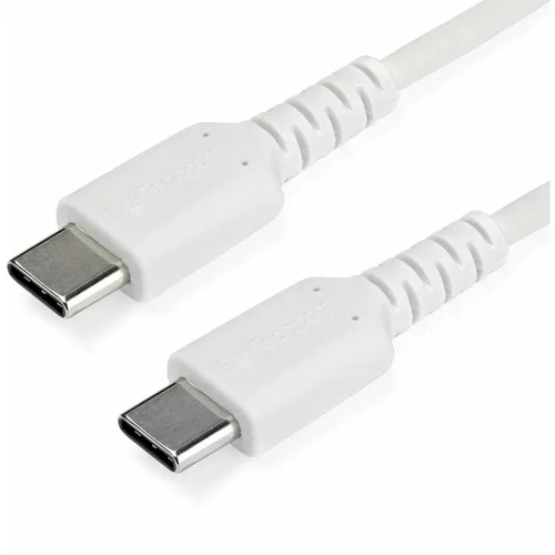 Vista 11 de StarTech Cable USB-C a USB-C en espiral de 1.6 pies / 19.7 in, negro, 3A, USB 2.0