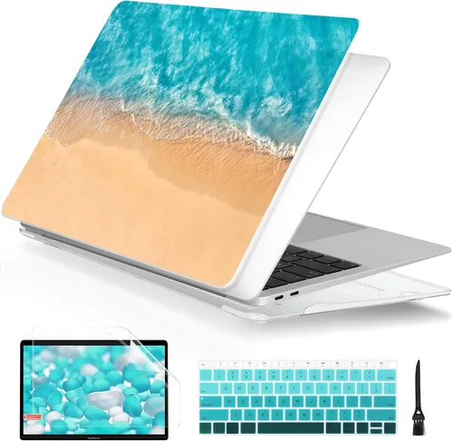 Vista 16 de Batianda Funda personalizable para MacBook Air M1 de 13 pulgadas modelo A2337 A2179 A1932 versión 2021 2020 2019, carcasa rígida pintada en 3D
