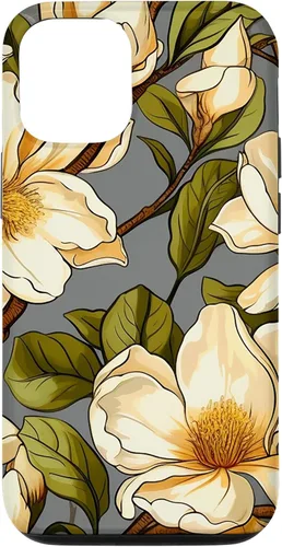 Vista 28 de Botanical Garden Magnolia Flower Case for iPhone 17