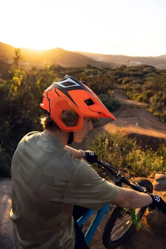 Vista 6 de Casco para bicicleta de montaña Fox Racing Dropframe Pro