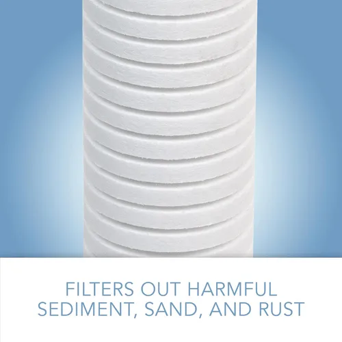 Vista 3 de CFS Cartuchos universales de filtro de agua de sedimentos finos/normales compatibles con los modelos AP110 y AO-WH-PREV-R2 - Filtro de repuesto de 5